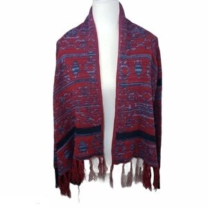 SELF ESTEEM Aztec Cardigan Long Sleeve Size M